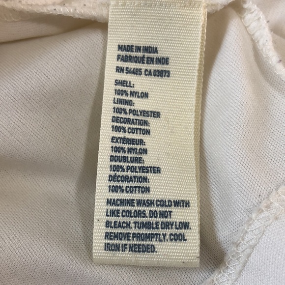 COPY - AEO Crochet Mesh Overlay Peplum Sleeveless Dress FINAL PRICE - Picture 8 of 11